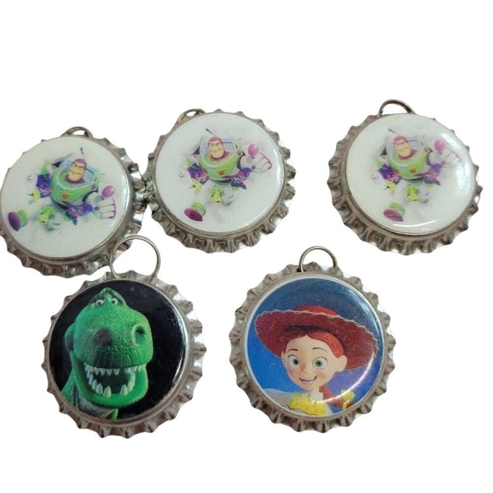 Toy Story bottle cap charms
